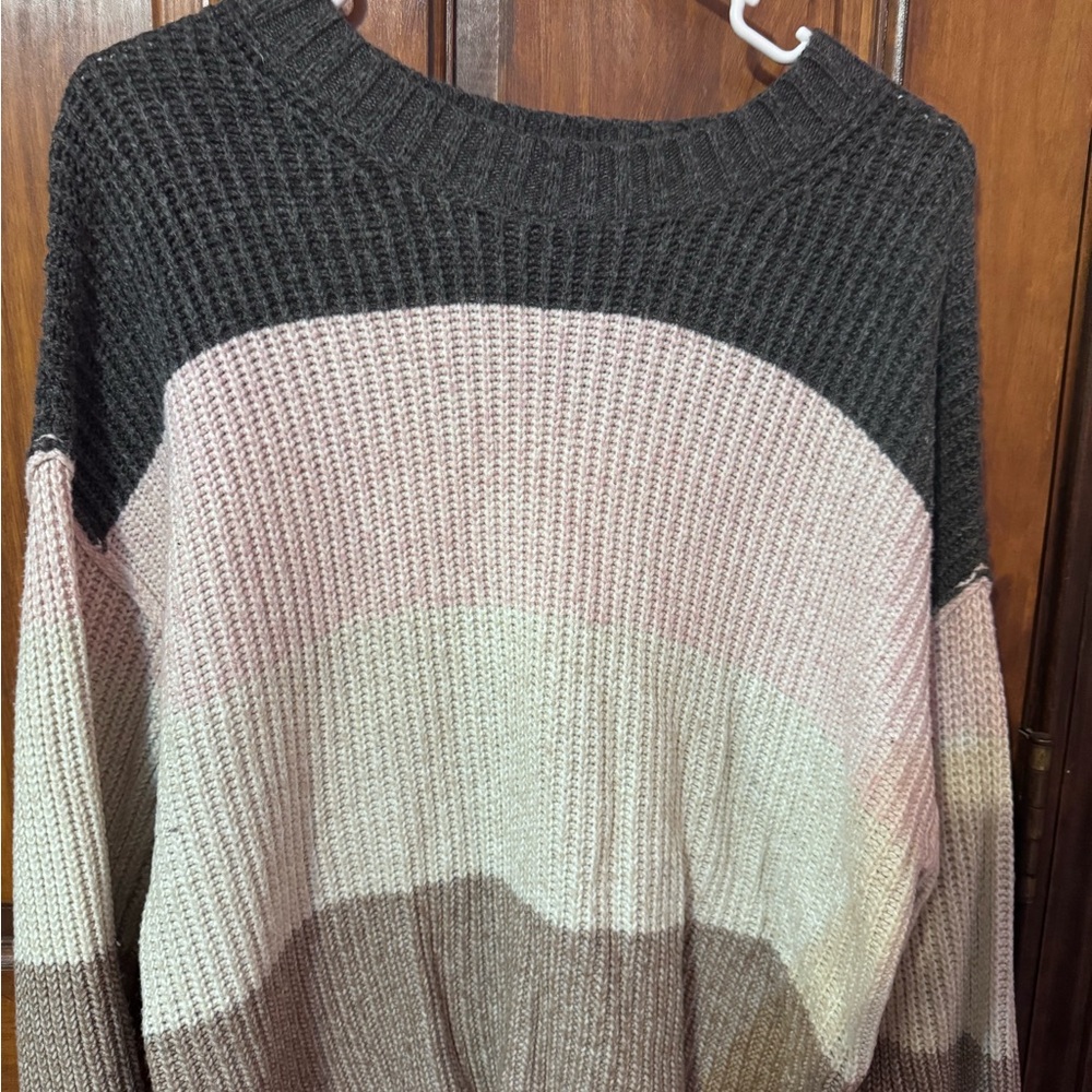 American Eagle Outfitters Multicolor Knit Sweater